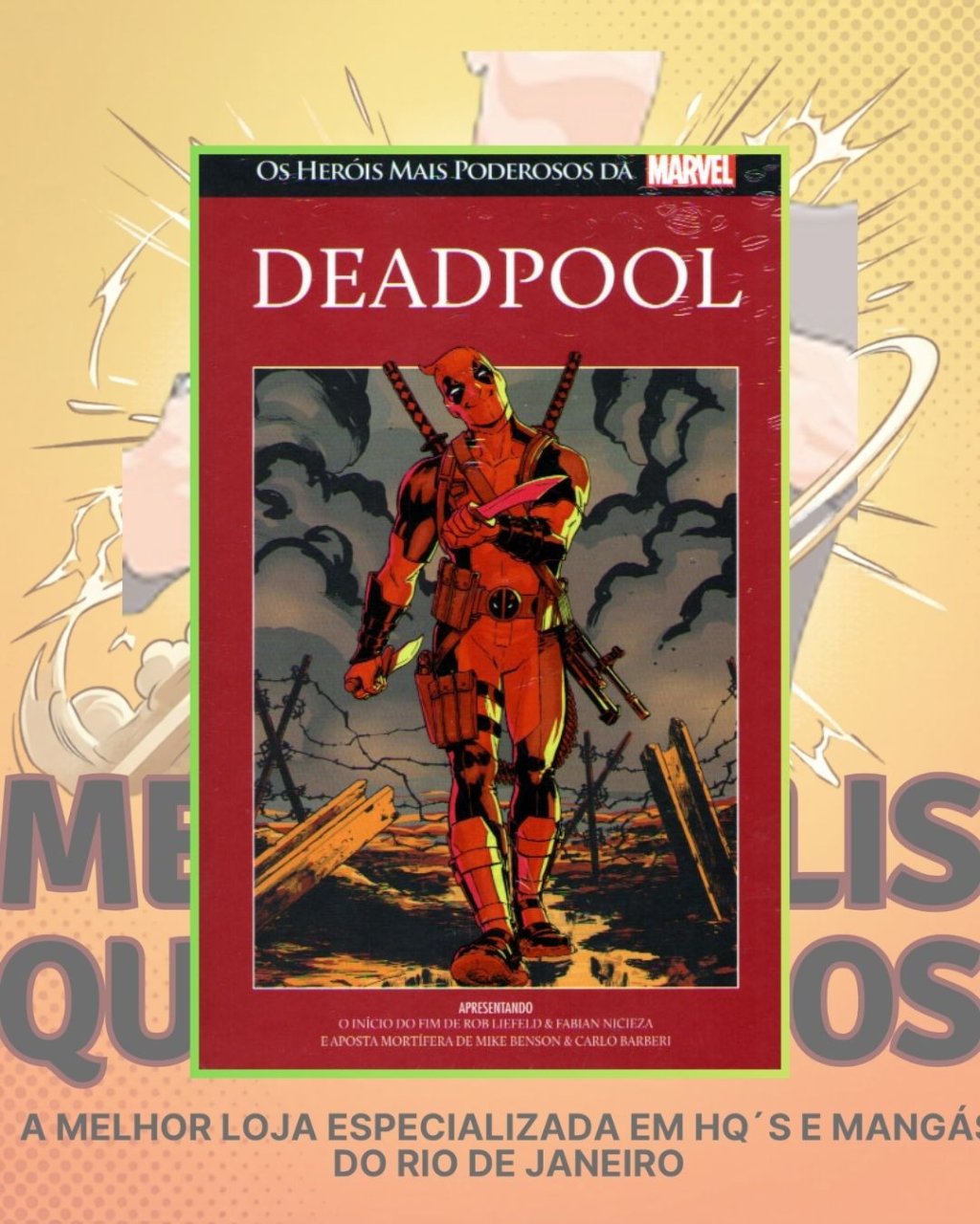 Os Heróis mais Poderosos da Marvel Vol.61 - Deadpool ( Capa Dura )