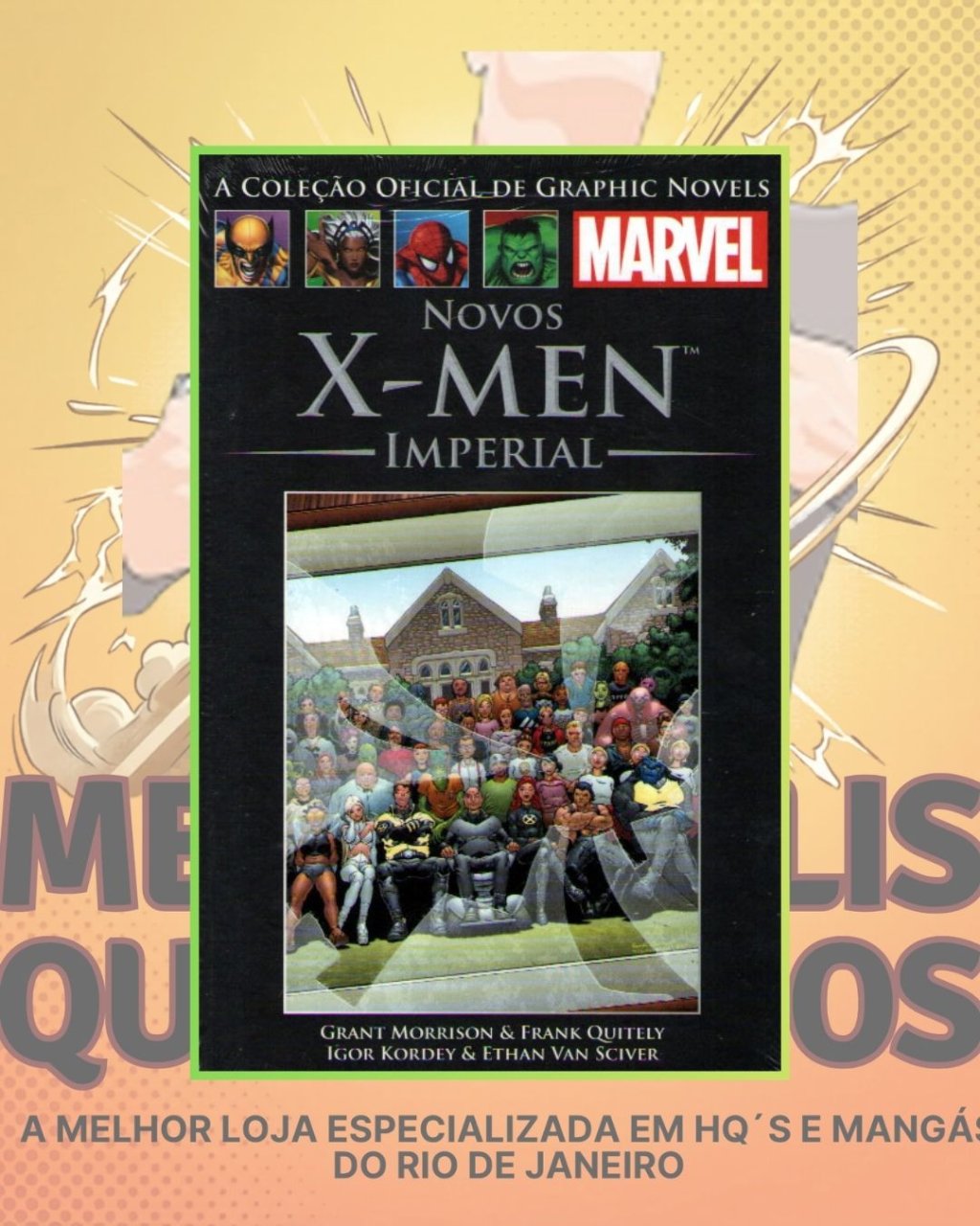 A Coleção Oficial de Graphic Novels Marvel Vol. 24 - Novos X-Men Imperial ( Capa Dura ) Editora Salvat