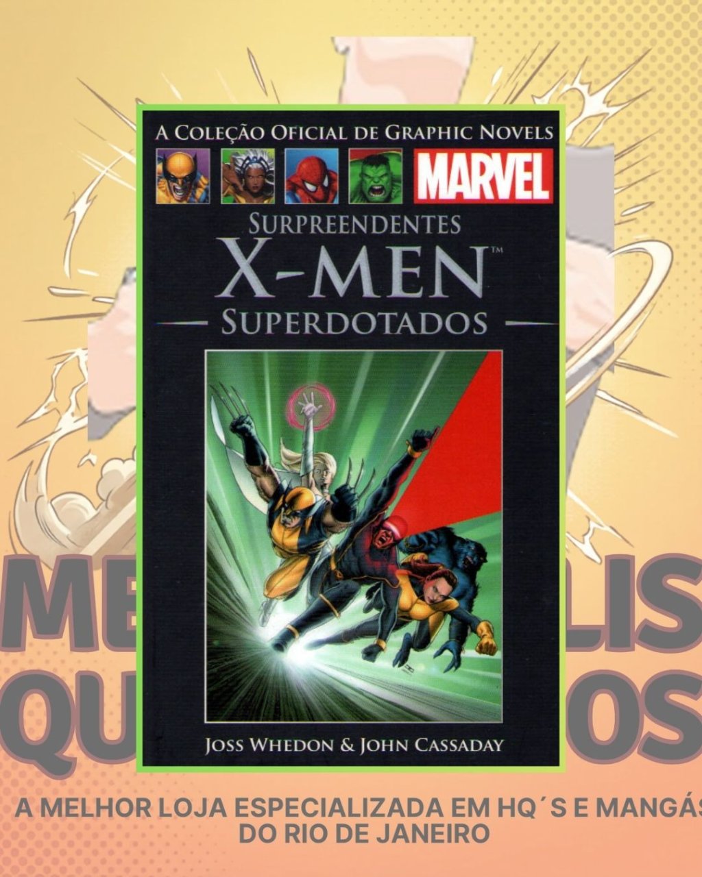 A Coleção Oficial de Graphic Novels Marvel Vol. 36 - Supreendentes X-Men Superdotados ( Capa Dura ) Editora Salvat
