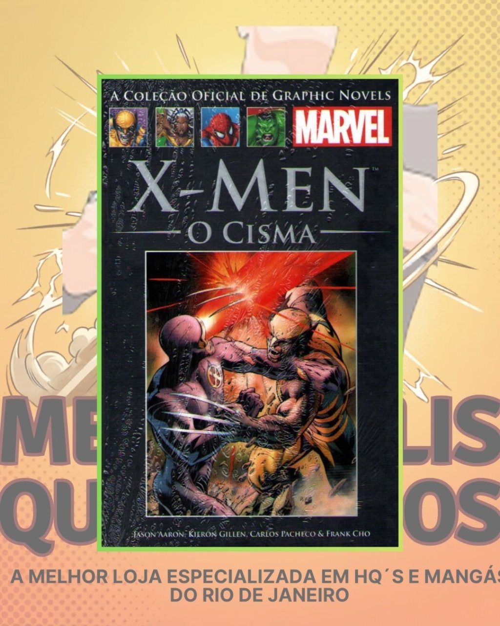 A Coleção Oficial de Graphic Novels Marvel Vol. 72 - X-Men O Cisma ( Capa Dura ) Editora Salvat