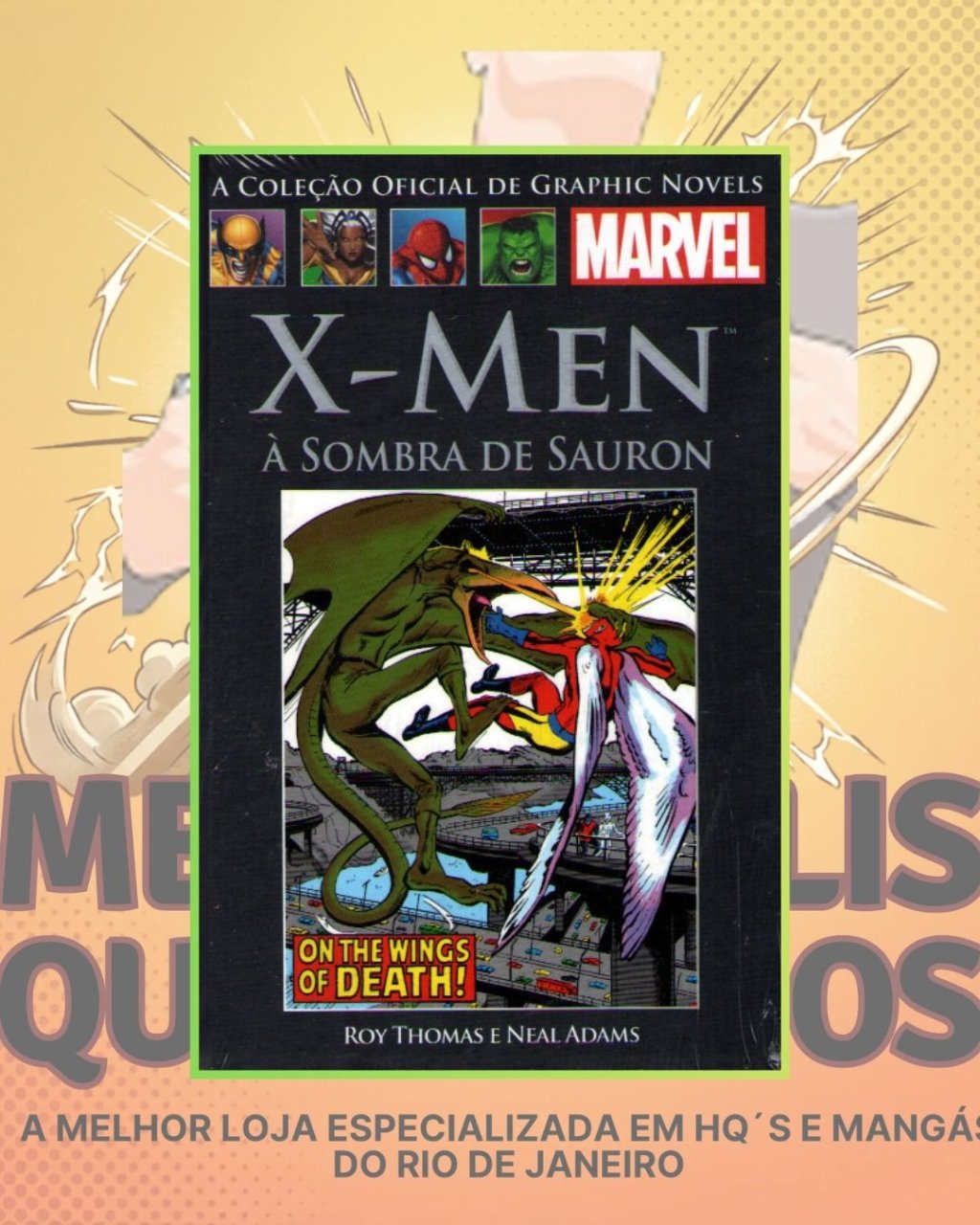 A Coleção Oficial de Graphic Novels Marvel - Clássicos XVI - X-Men À Sombra de Sauron ( Capa Dura ) Editora Salvat