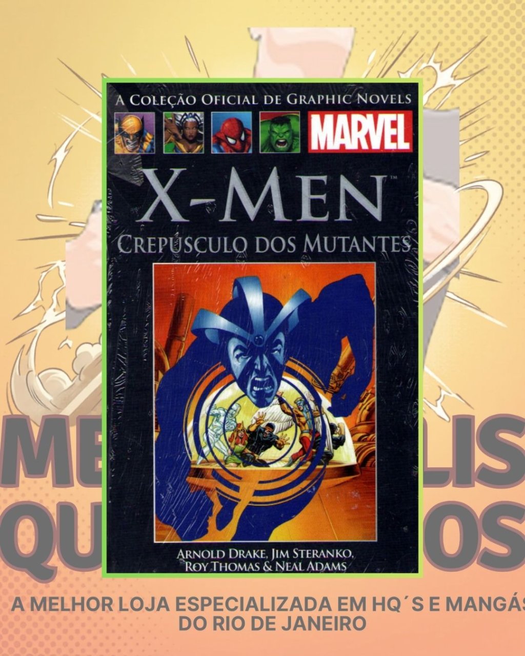 A Coleção Oficial de Graphic Novels Marvel - Clássicos XV - X-Men Crepúsculo dos Mutantes ( Capa Dura ) Editora Salvat