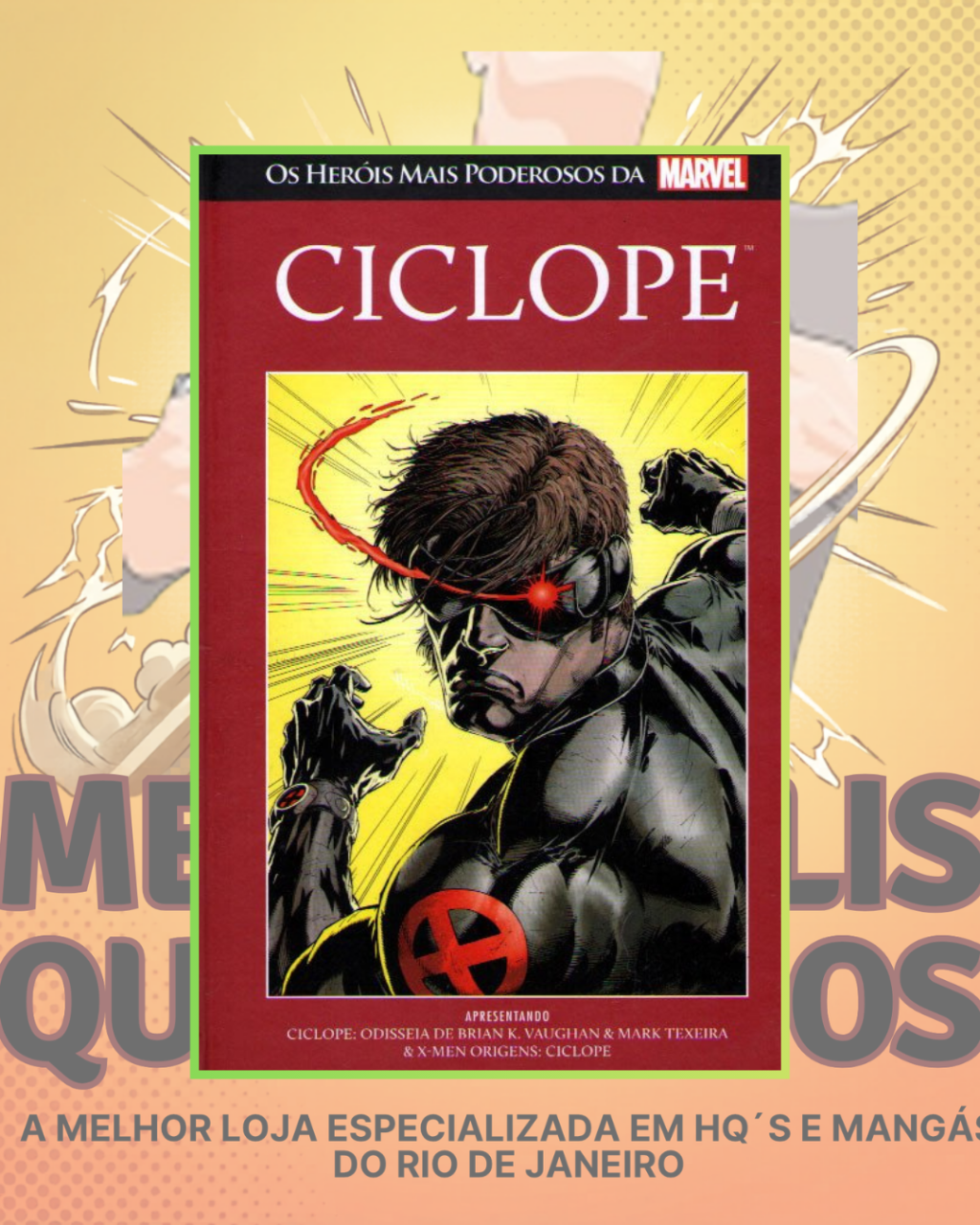 Os Heróis Mais Poderosos da Marvel Vol. 13 - Ciclope ( Capa Dura ) Editora Salvat