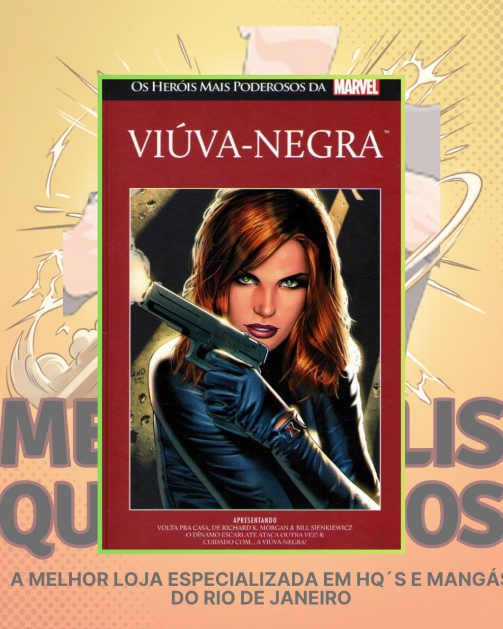 Os Heróis Mais Poderosos da Marvel Vol. 06 - Viúva Negra ( Capa Dura ) Editora Salvat