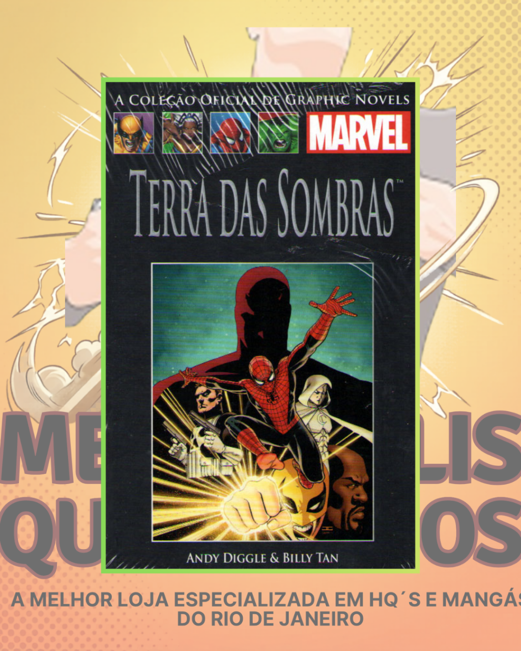 A Coleção Oficial de Graphic Novels Marvel Vol. 65 - Terra das Sombras ( Capa Dura ) Editora Salvat