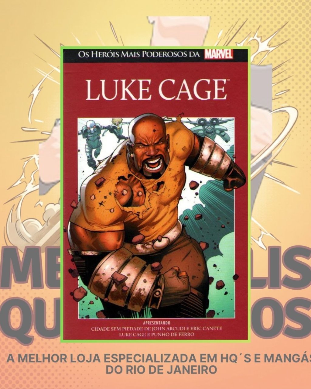 Os Heróis Mais Poderosos da Marvel Vol. 11 - Luke Cage ( Capa Dura ) Salvat