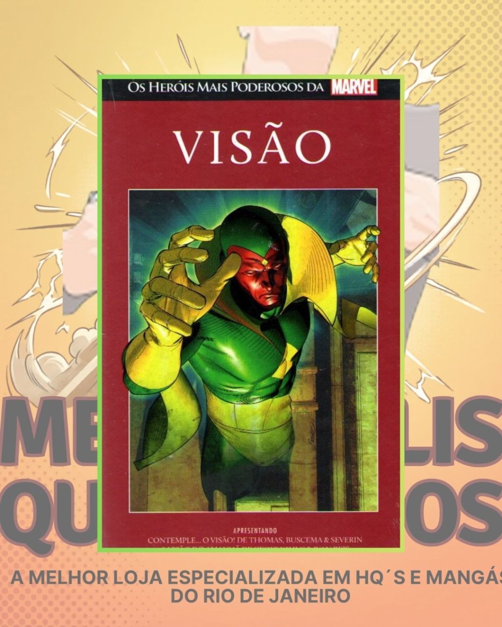 Os Heróis mais Poderosos da Marvel Vol. 17: Visão ( Capa Dura ) Editora Salvat