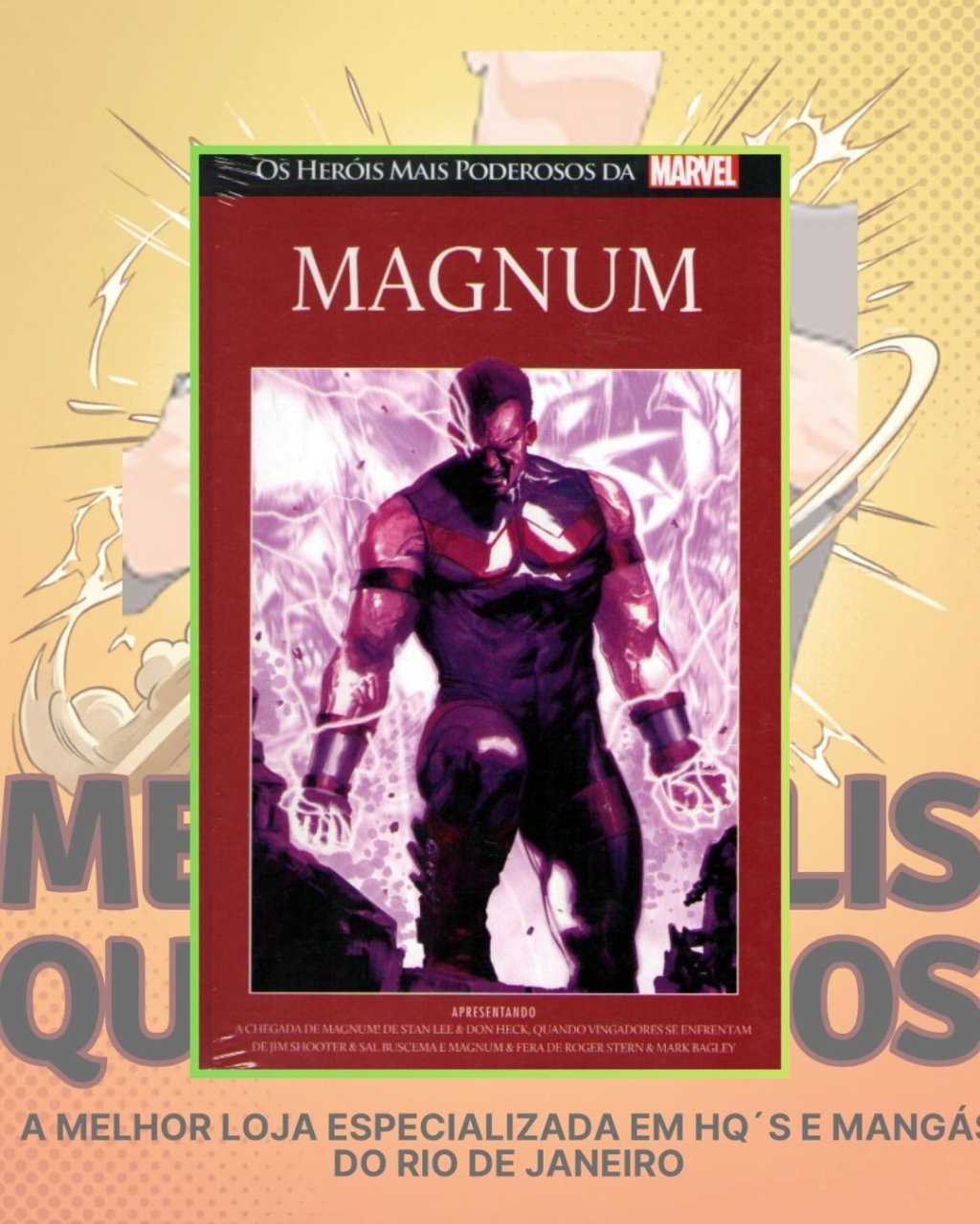 Os Heróis mais Poderosos da Marvel Vol. 50 - Magnum ( Capa Dura ) Editora Salvat