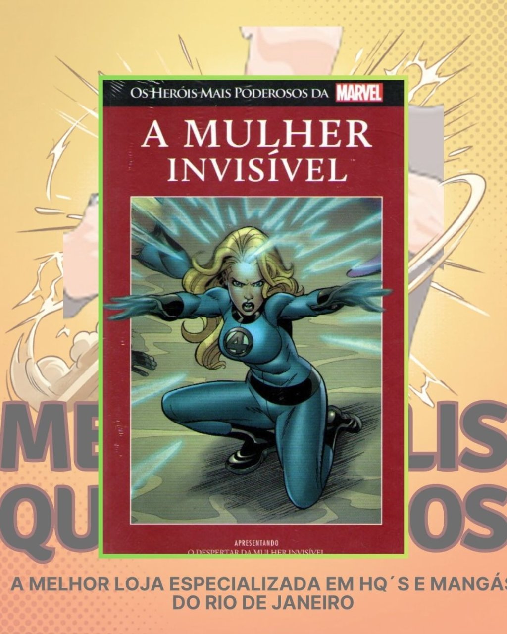 Os Heróis Mais Poderosos da Marvel Vol. 16 - A Mulher Invisível ( Capa Dura ) Editora Salvat