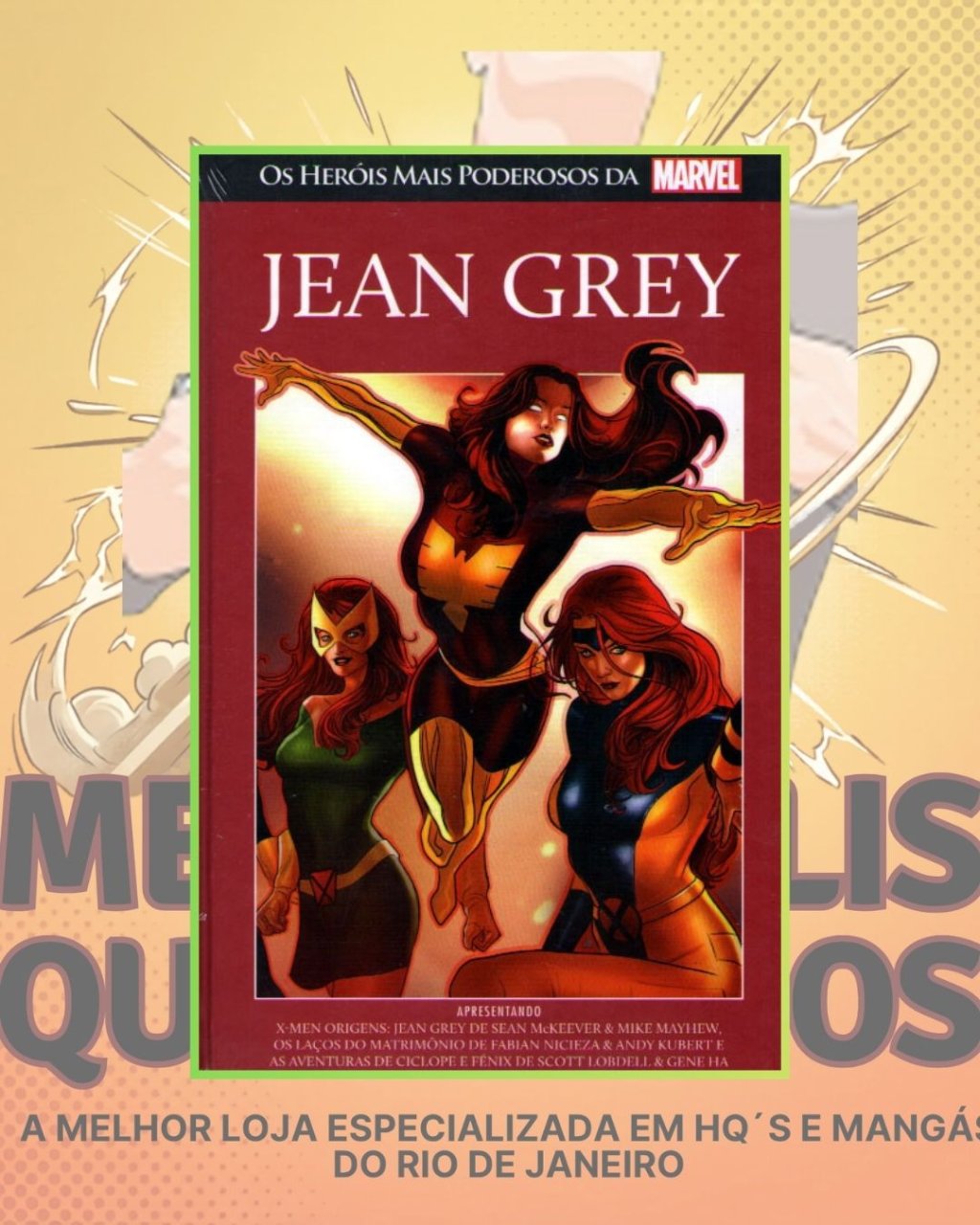 Os Heróis mais Poderosos da Marvel Vol. 59 - Jean Grey ( Capa Dura ) Editora Salvat