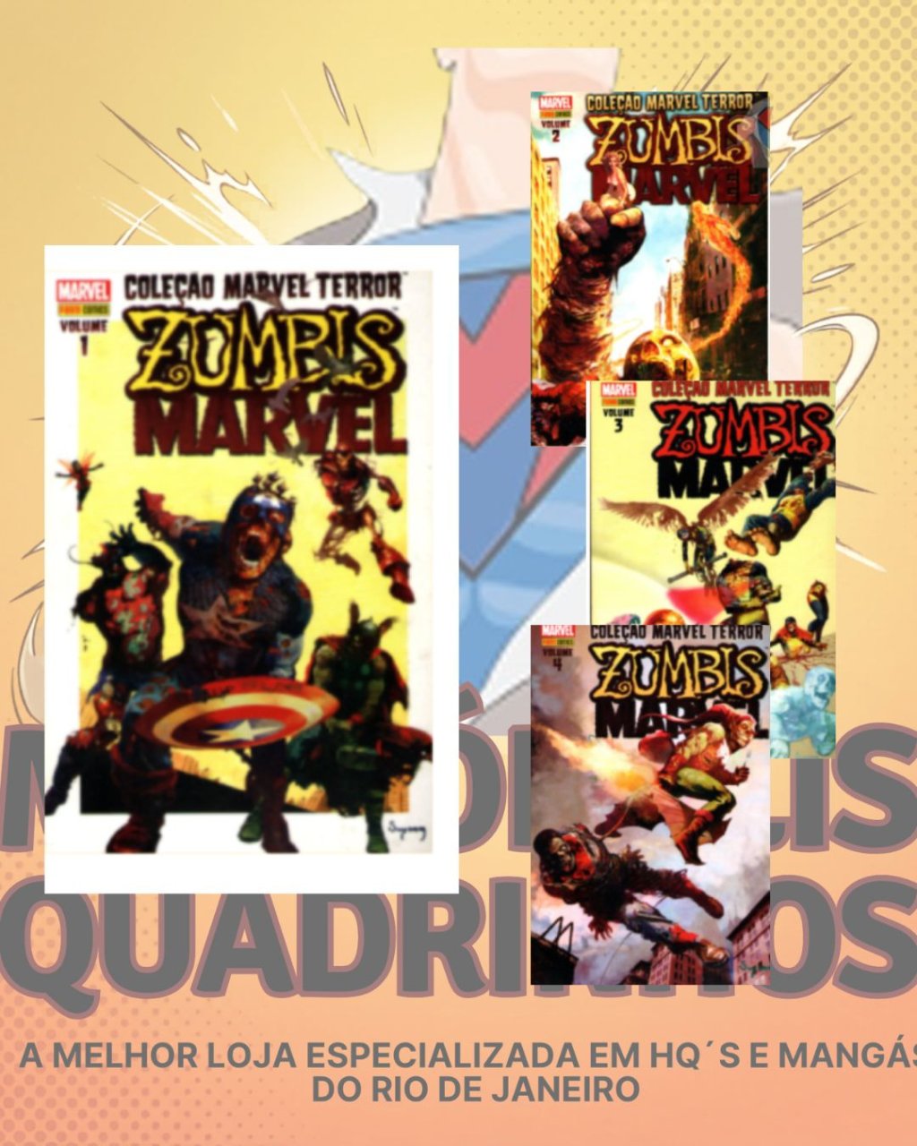Zumbis Marvel Vol. 01 ao Vol. 04 ( Completa )