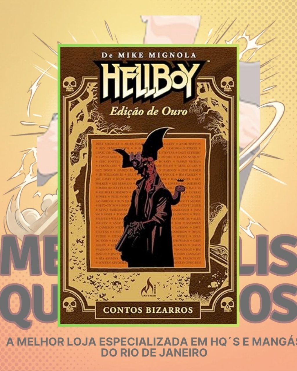 Hellboy - Edição de Ouro - Contos Bizarros - Volume 1 ( Capa Dura ) Editora Mythos