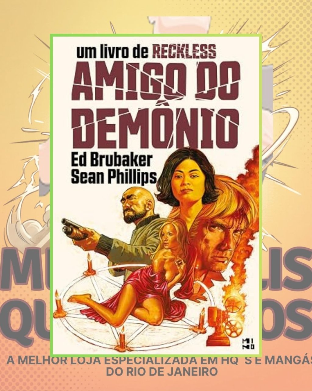 Reckless Volume 2: Reckless: Amigo do demônio ( Capa Dura ) Editora Mino