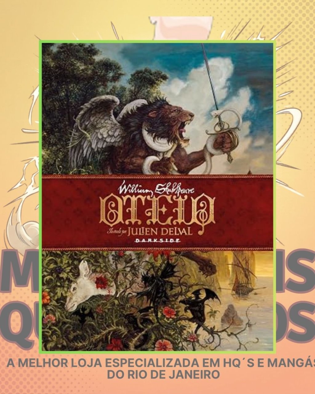 Otelo - Clássico De Shakespeare em Edição Ilustrada de Colecionador ( Capa Dura ) Editora Darkside Books
