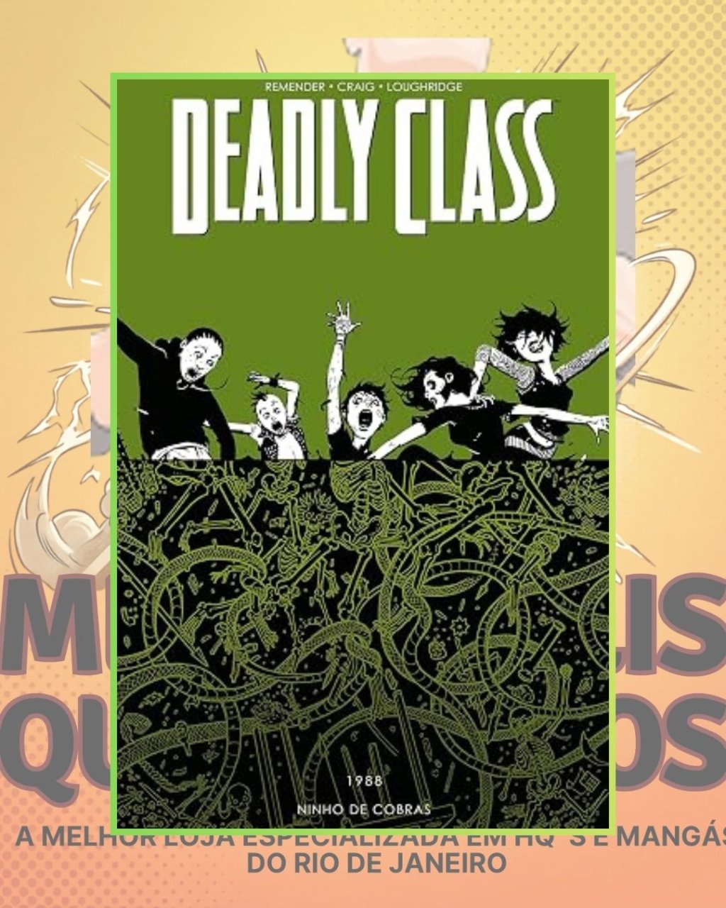 Deadly Class Vol. 3: Ninho de Cobras - Editora Devir