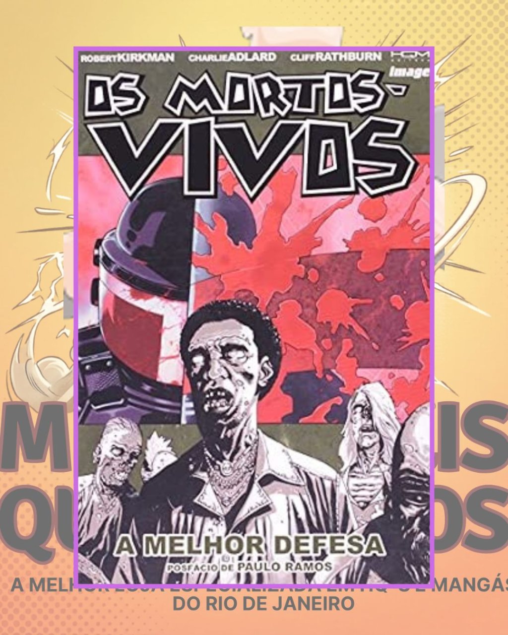 Os Mortos-Vivos - A Melhor Defesa - Volume 5 - Editora HQM