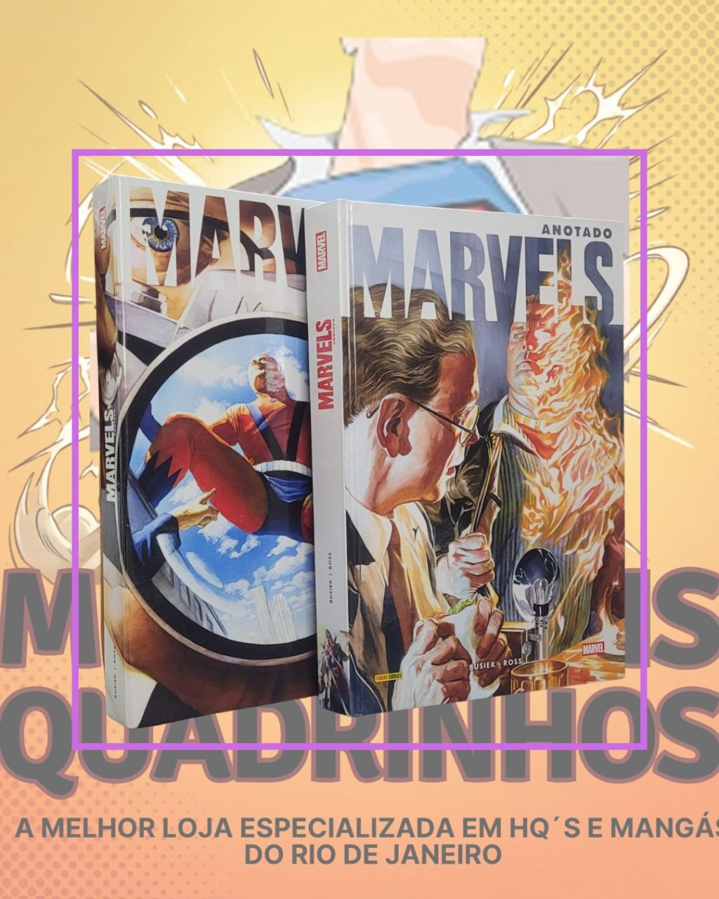 Marvels Anotado ( Capa Dura com Caixa )
