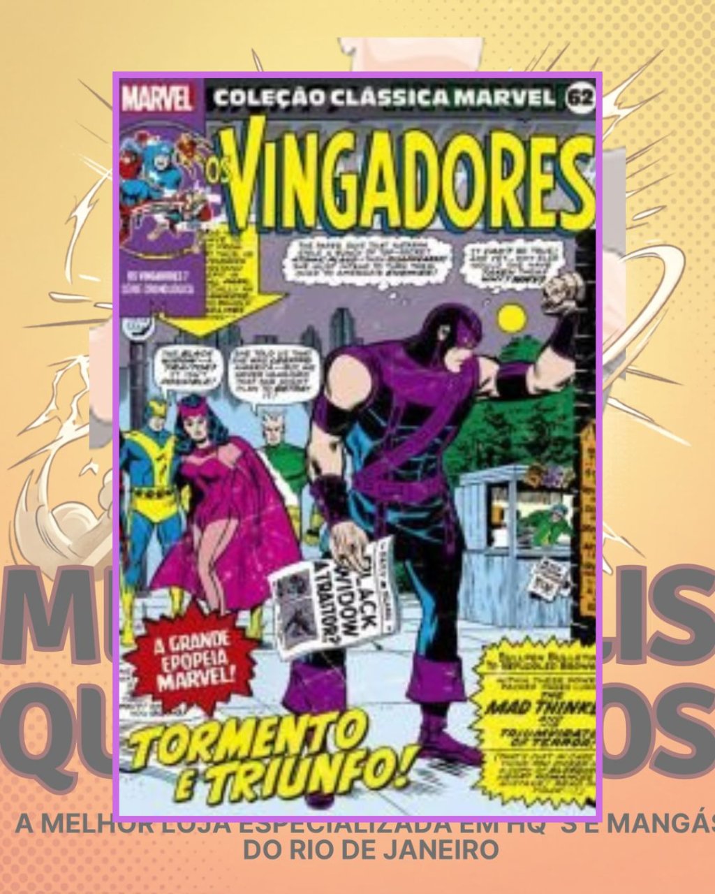 Coleção Clássica Marvel Vol. 62 - Vingadoes Nº 07