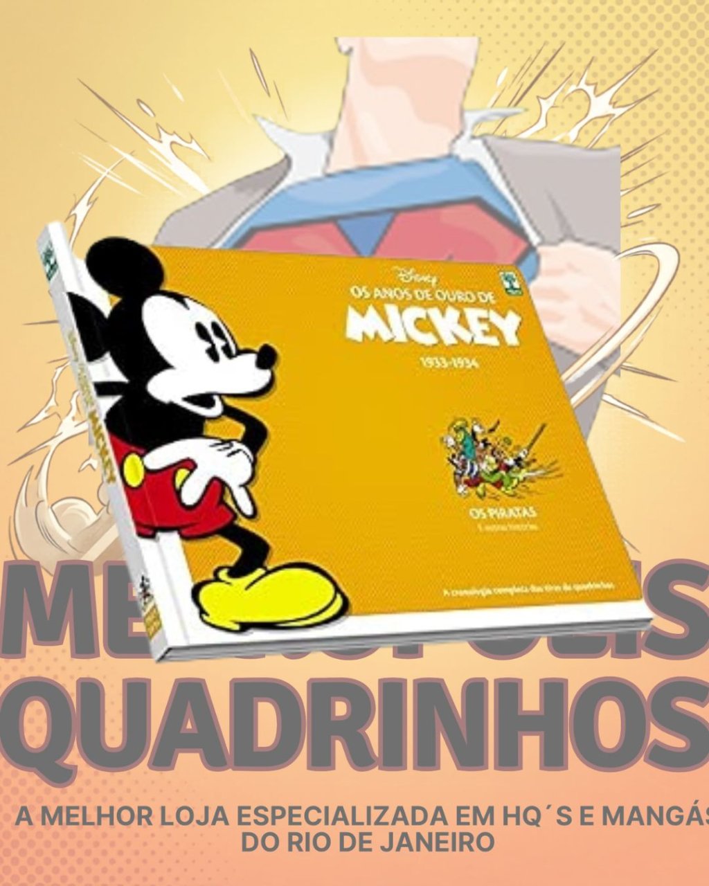 Os Anos de Ouro de Mickey. Os Piratas ( Capa Dura ) Editora Abril