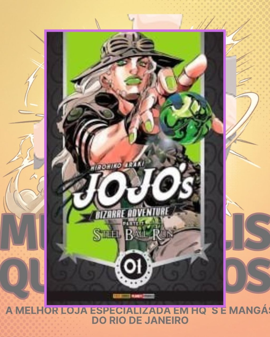 Jojo's Bizarre Adventure Parte 7: Steel Ball Run Vol. 01 ( Hirohiko Araki )