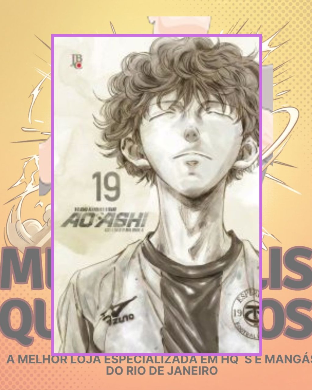 Ao Ashi - Craques da Bola Nº 19 ( Yugo Kobayashi ) Editora JBC