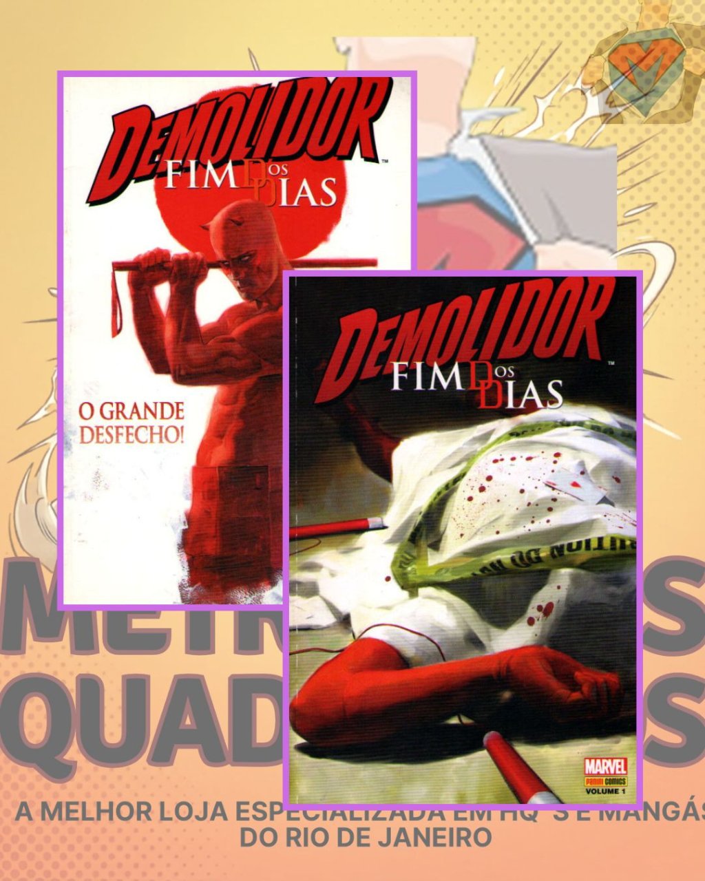 Demolidor: Fim dos Dias Volumes 1 e Vol. 2 ( Completa )