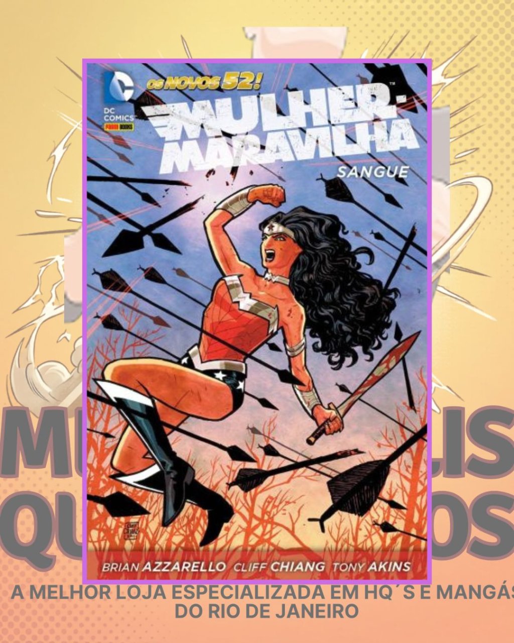 Mulher Maravilha Vol. 01: Sangue ( Os Novos 52 ) Capa Dura