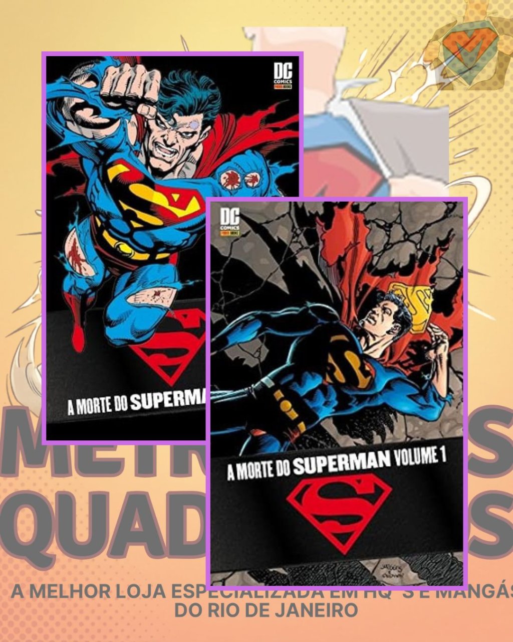A Morte do Superman Volumes 1 e 2 ( Capa Dura )