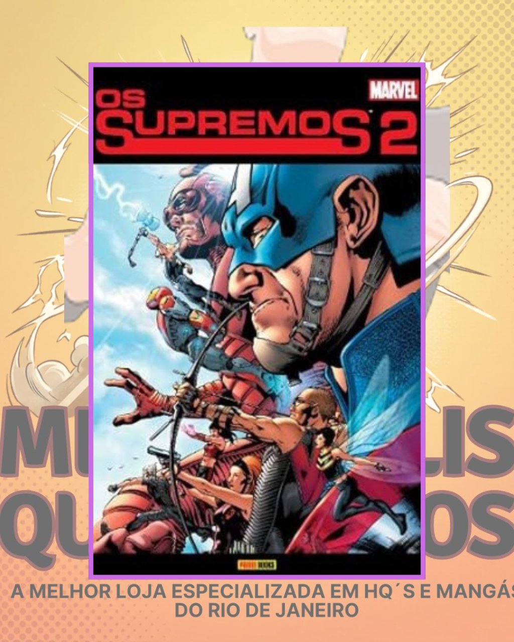 Os Supremos Volume 2 ( Capa Dura )