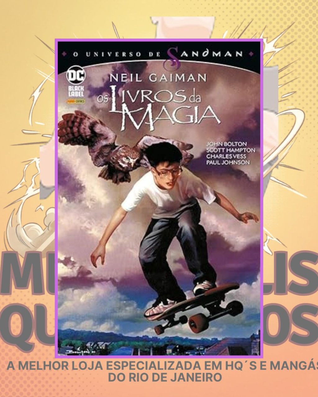 Os Livros da Magia Edição de Luxo - Neil Gaiman ( Capa Dura )
