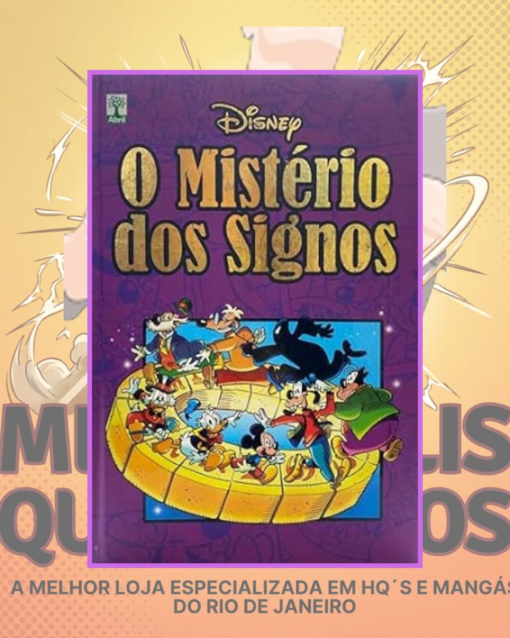 O Mistério dos Signos - Coleção Disney ( Capa Dura ) Editora Abril