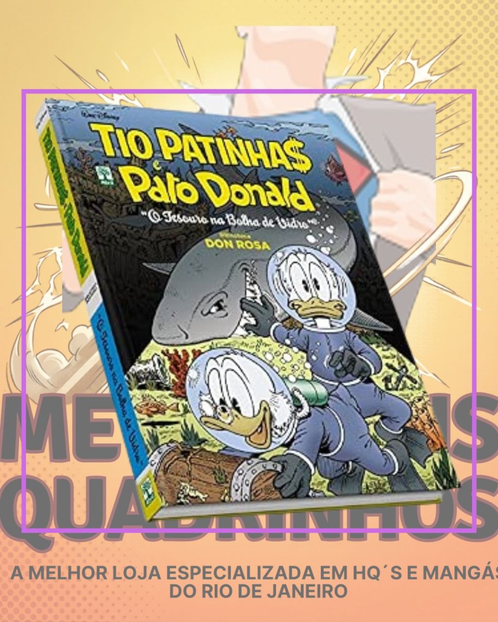 Tio Patinhas e Pato Donald. Biblioteca Don Rosa. O Tesouro na Bolha de Vidro ( Capa Dura ) Editora Abril