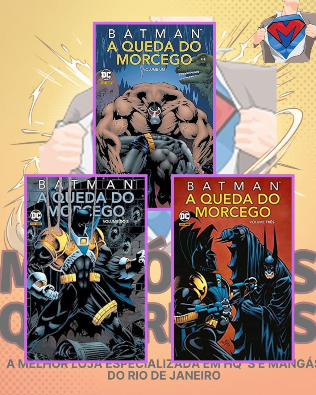 Batman: A Queda do Morcego Volumes 1 ao Vol. 3 ( Completa )