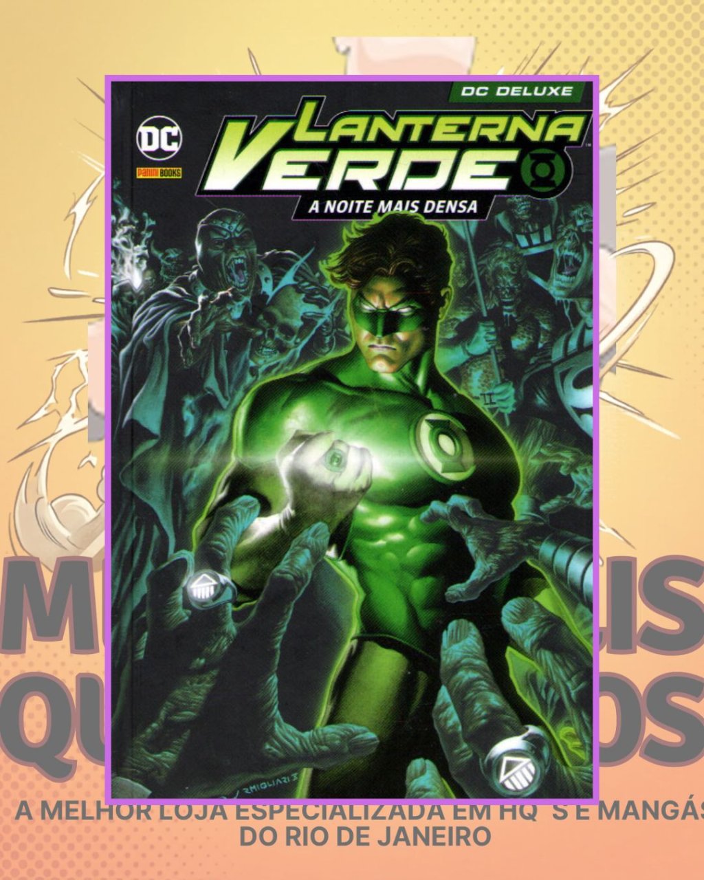 DC Deluxe - Lanterna Verde A Noite Mais Densa ( Capa Dura )