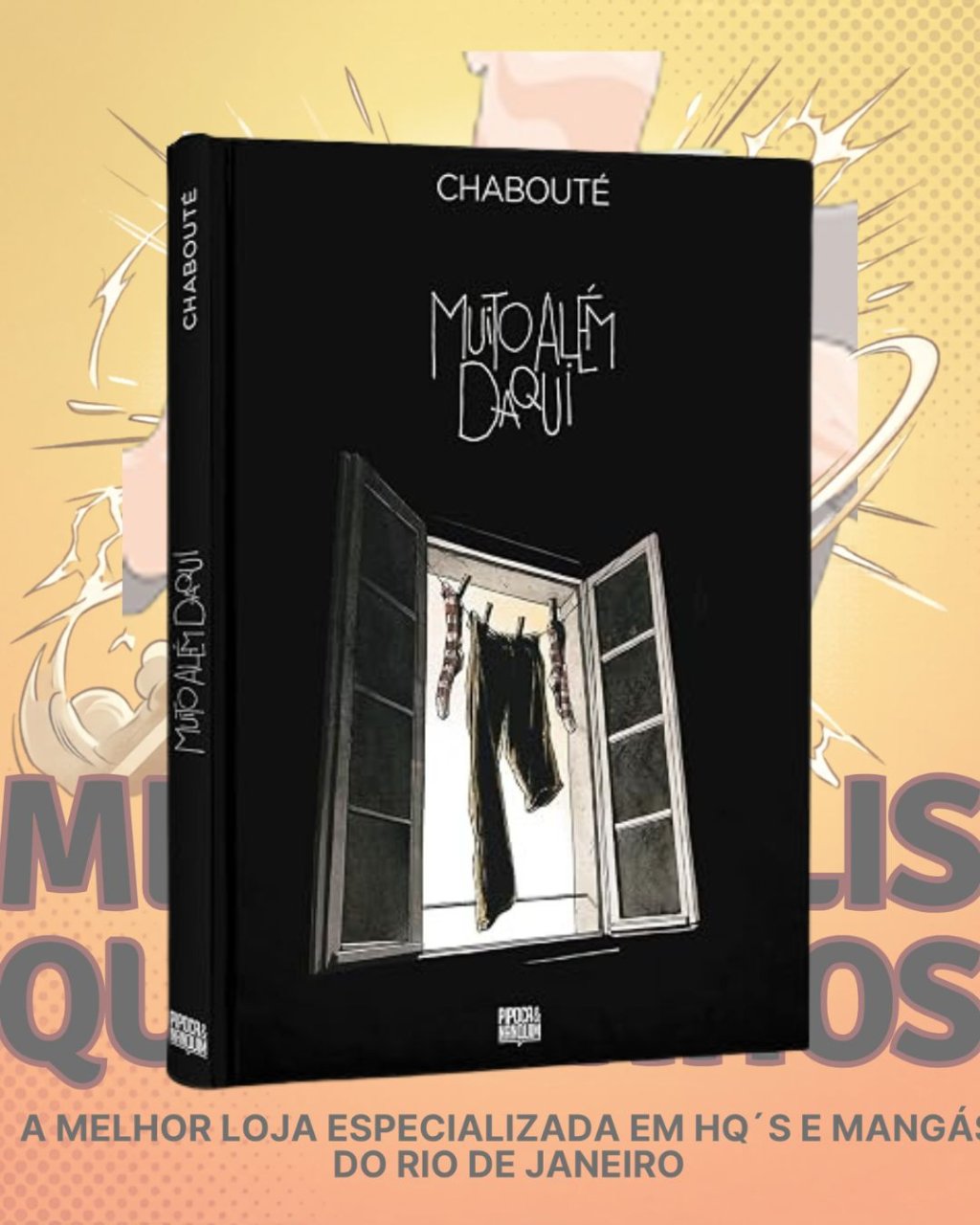 Muito Além Daqui ( Capa Dura ) Editora Pipoca & Nanquim