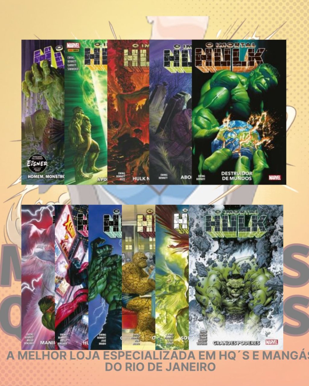 O Imortal Hulk Numeros 1 ao 11 ( Completa )