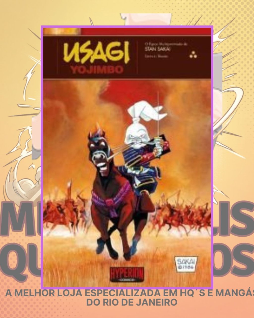 Usagi Yojimbo Vol. 1 - Ronin - Editora: Hyperion