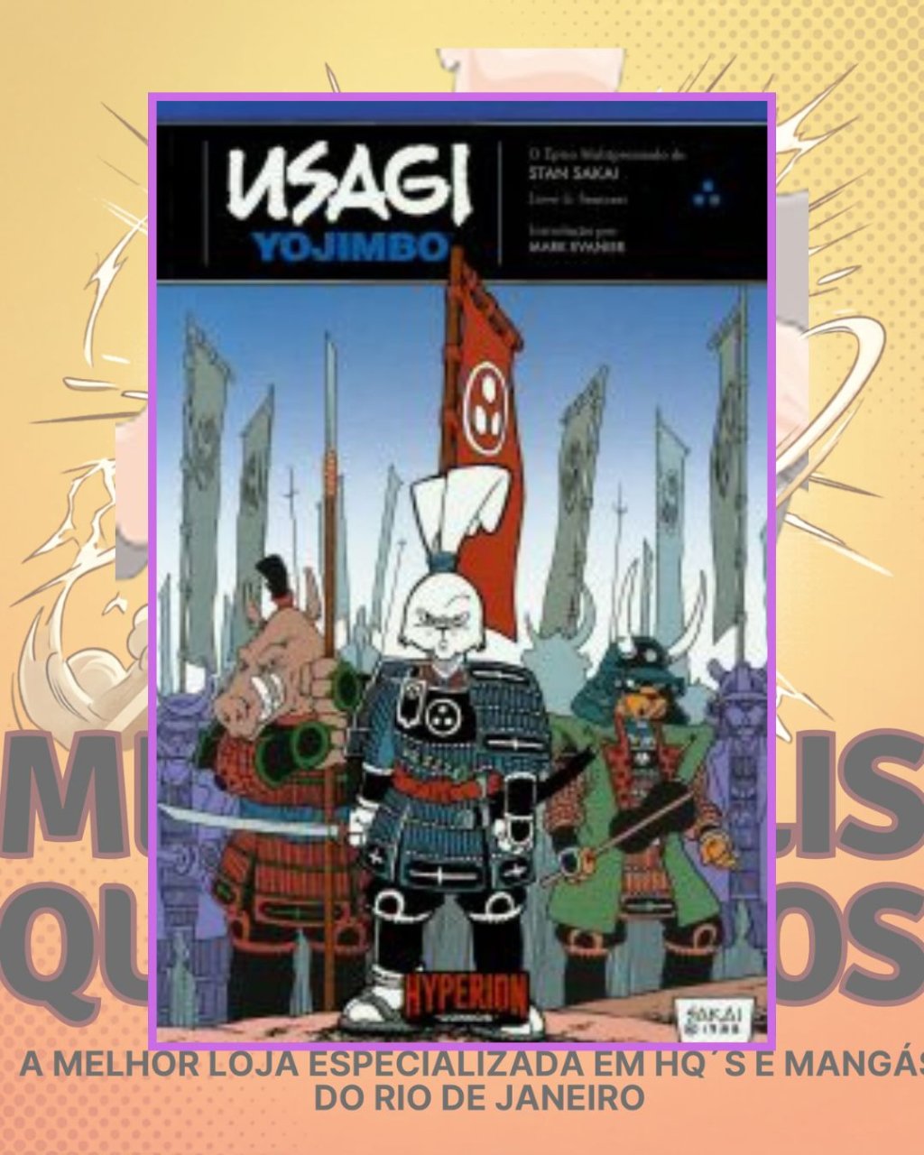 Usagi Yojimbo Vol. 2 - Samurai - Editora Hyperion
