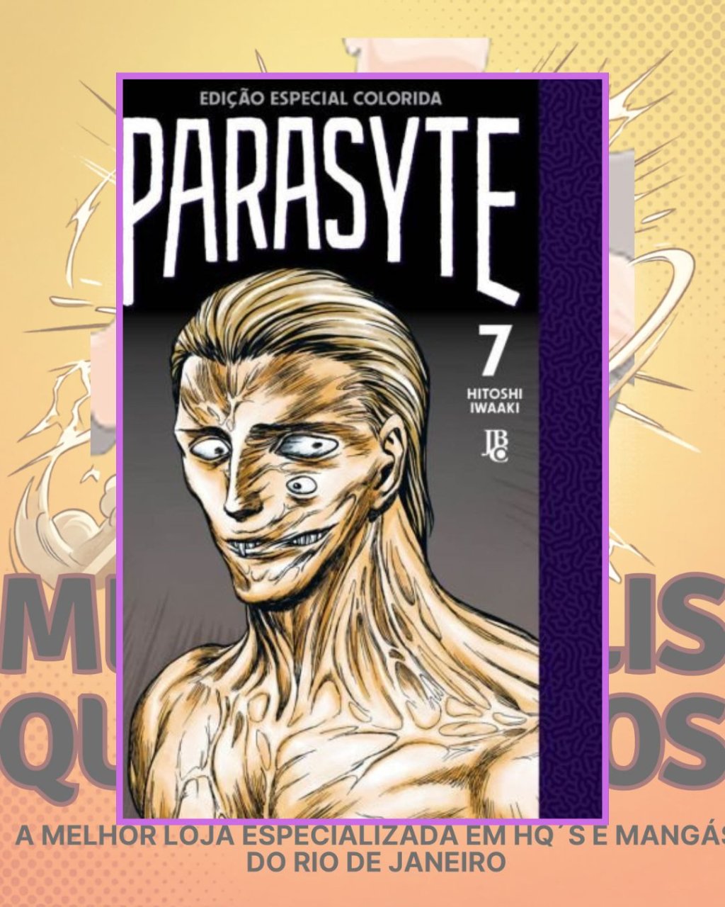 Parasyte Nº 7 - Edição Especial Colorida ( Hitoshi Iwaaki ) Editora JBC