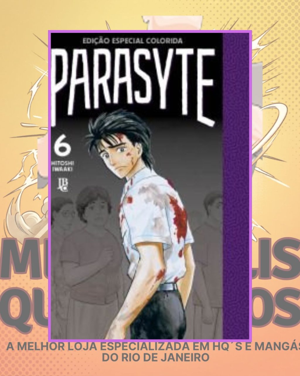 Parasyte Nº 6 - Edição Especial Colorida ( Hitoshi Iwaaki ) Editora JBC