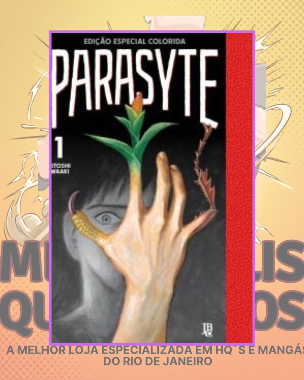 Parasyte Nº 1 - Edição Especial Colorida ( Hitoshi Iwaaki ) Editora JBC