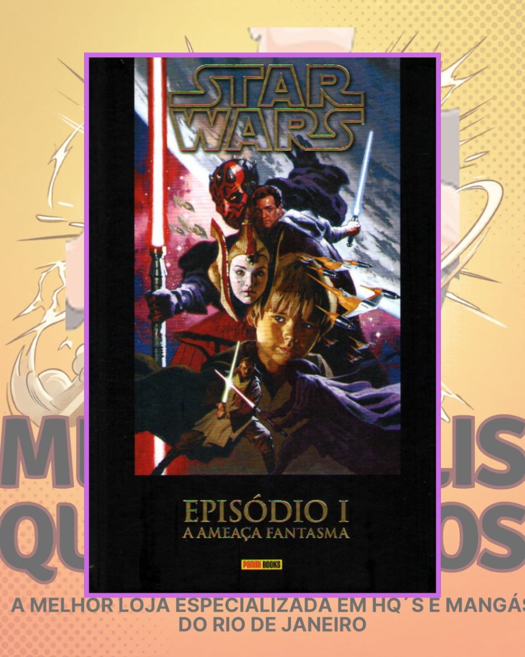 Star Wars - Episódio I - A Ameaça Fantasma ( Capa Dura )