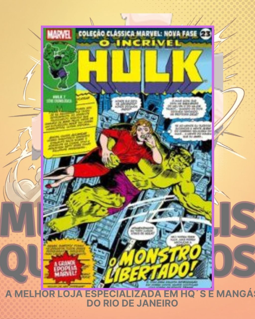 Coleção Clássica Marvel: Nova Fase Vol. 23 - Hulk Nº 7
