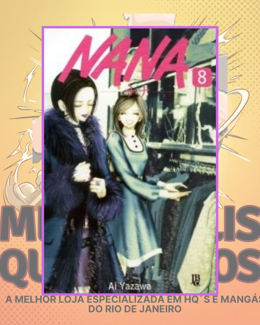 Nana Nº 08 ( Ai Yazawa ) Editora JBC