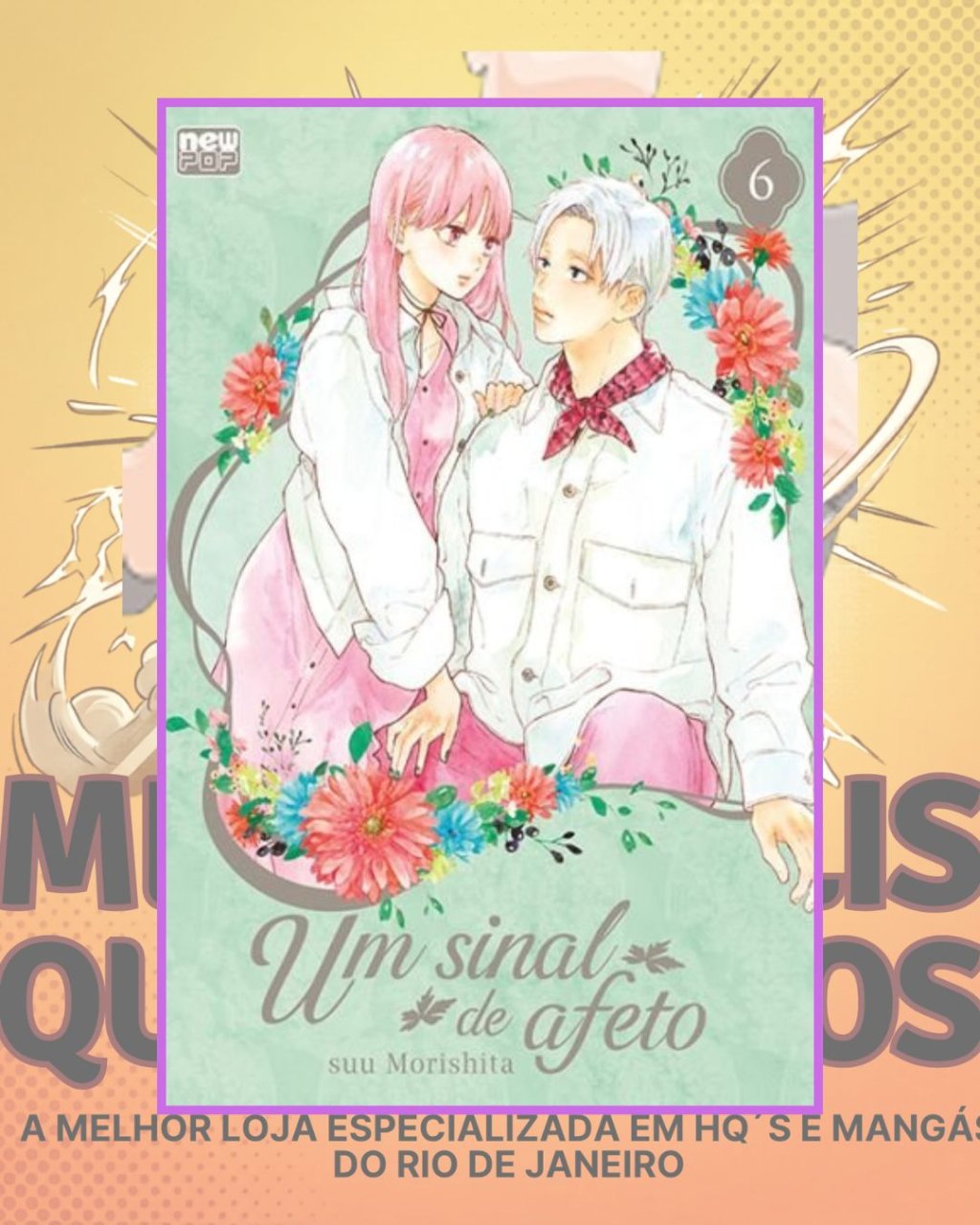 Um Sinal de Afeto Nº 06 ( Suu Morishita ) Editora New Pop