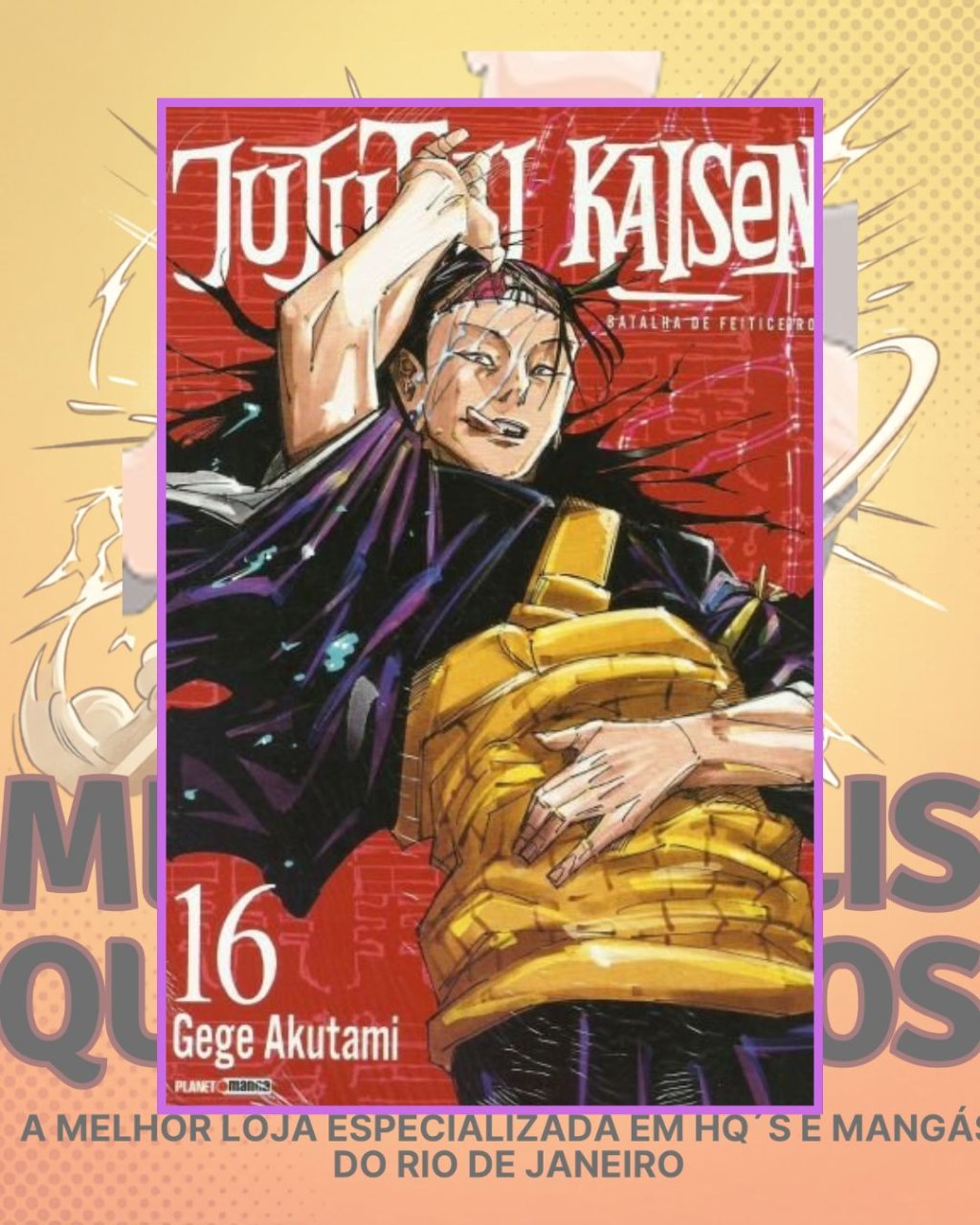 Jujutsu Kaisen - Batalha de Feiticeiros Nº 16 ( Gege Akutami )