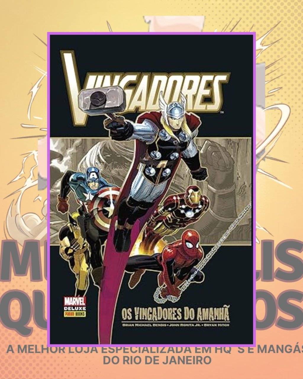 Marvel Deluxe - Vingadores: Os Vingadores do Amanhã ( Capa Dura )