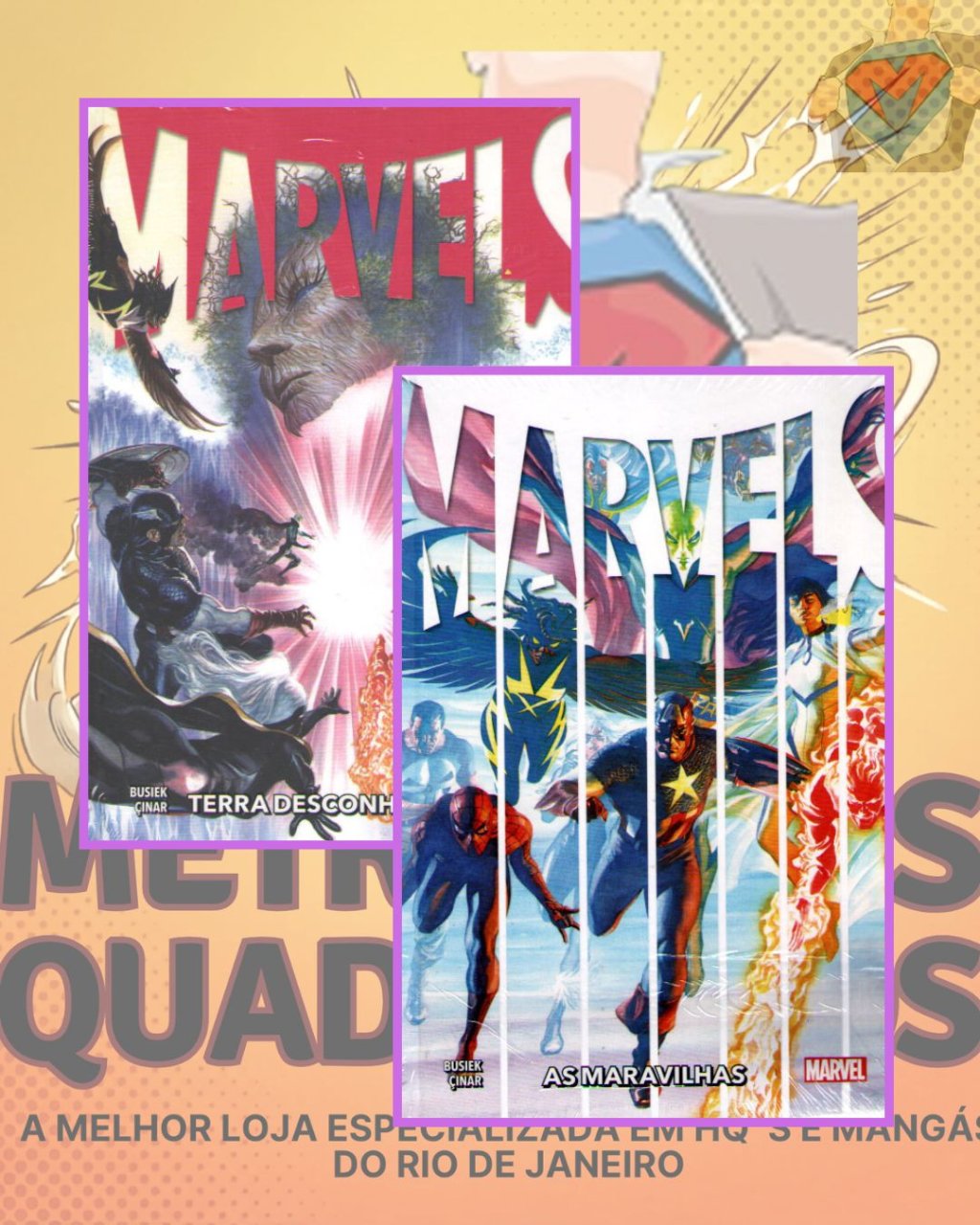 Marvels Volumes 1 e 2 ( Capa Dura )