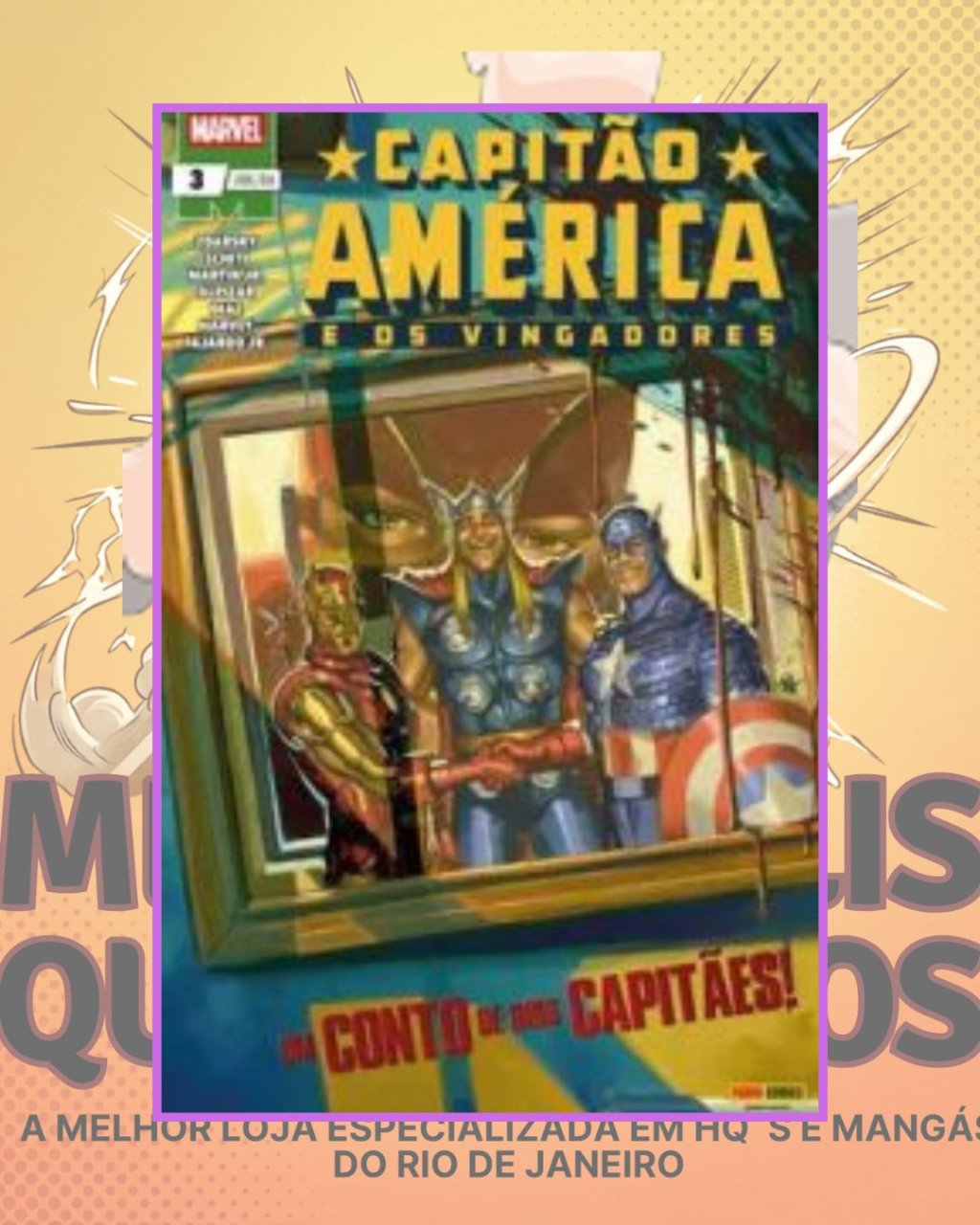 Capitão América e os Vingadores Nº 3