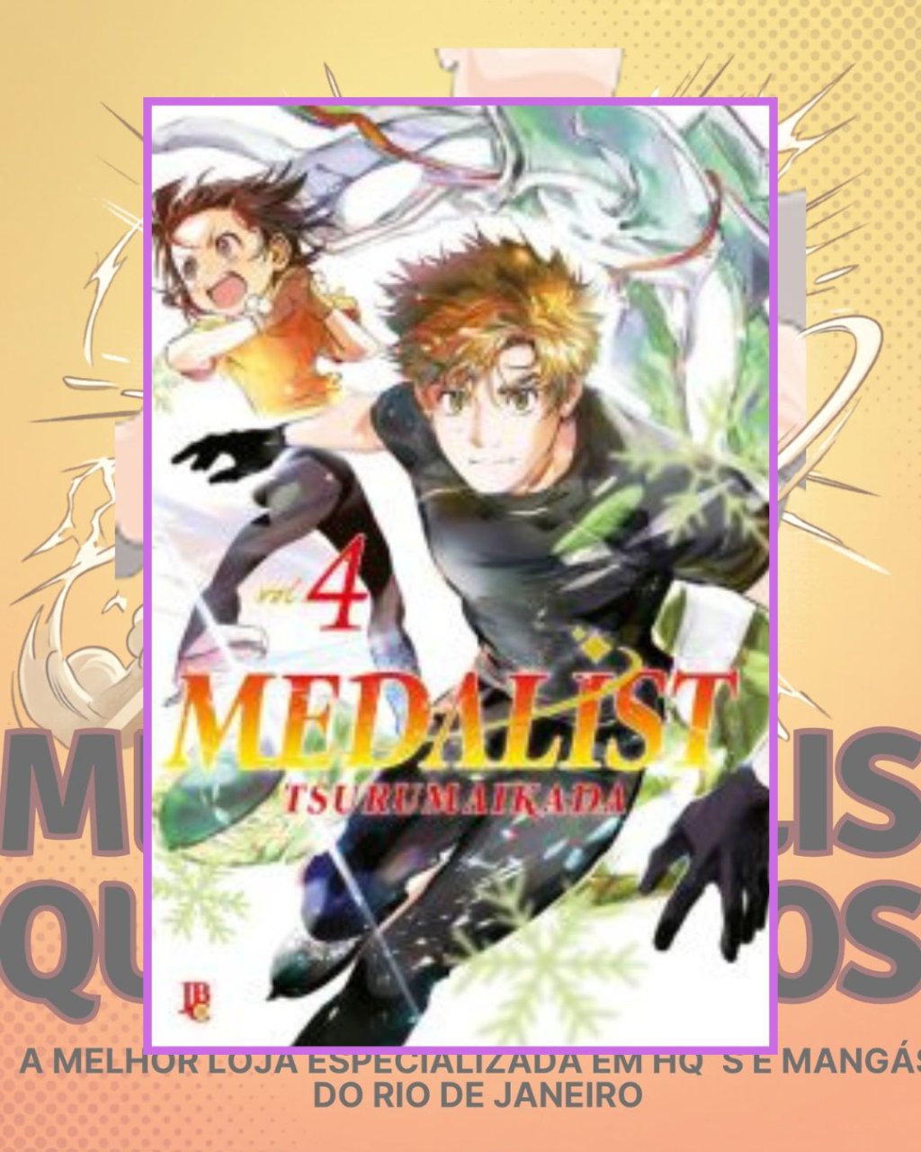 Medalist Nº 04 ( Tsuruma Ikada ) Editora JBC